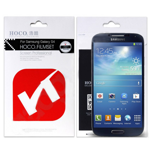Защитная пленка для Samsung Galaxy S4 i9500 Hoco Film Set Screen Protection Professional - фото 1 - id-p4774094