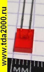 5x2mm. FYL-2513 HD (красный, матовый) - фото 1 - id-p591555