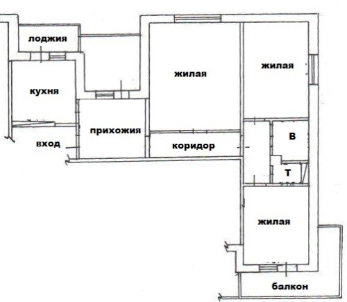 3-х комнатная квартира в Тирасполе, 143 серия - фото 1 - id-p27877