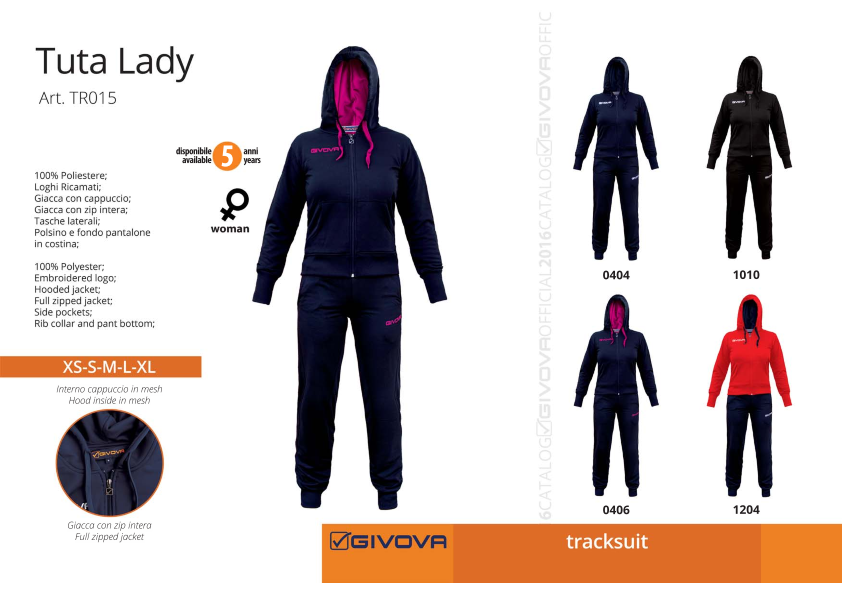 Спортивный костюм LADY Givova (Italia) - фото 1 - id-p4896101
