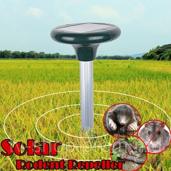 ОТПУГИВАТЕЛЬ ГРЫЗУНОВ на СОЛНЕЧНОЙ БАТАРЕИ Solar Rodent Repeller - фото 1 - id-p4957207