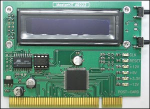 Устройство для ремонта и тестирования компьютеров - POST Card PCI - фото 1 - id-p646473