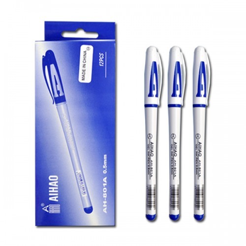 Ручка гелевая Aihao 801, синяя - фото 1 - id-p223723