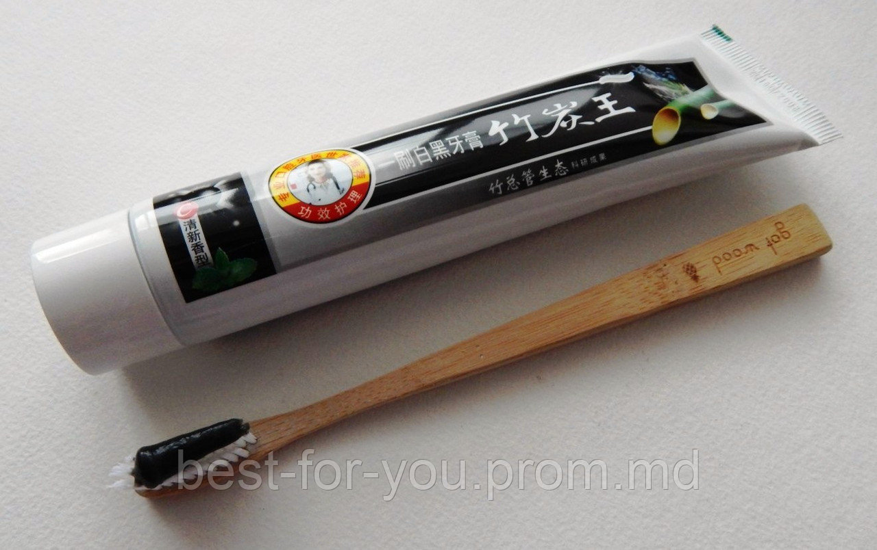 Зубная паста черная Bamboo/ Pasta de dinti Bamboo - фото 1 - id-p4536805