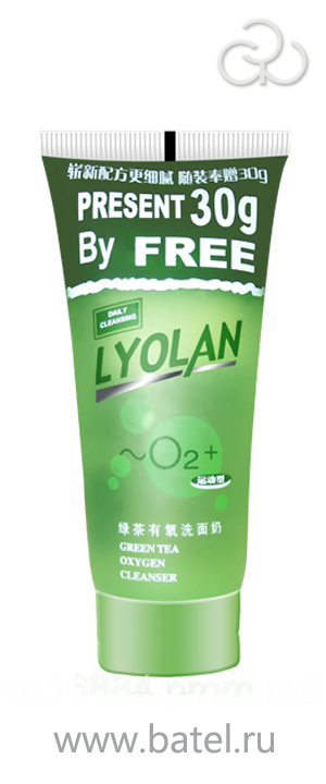 LYOLAN. Гель для умывания кислородный с экстрактом зеленого чая - фото 1 - id-p5001299