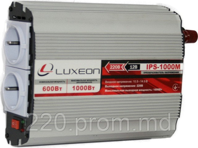 Инвертор 12/220 LUXEON IPS-1000M - фото 1 - id-p658265