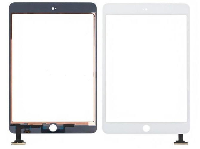 Cенсорное стекло (Touch screen) iPad mini белое - фото 1 - id-p4775172