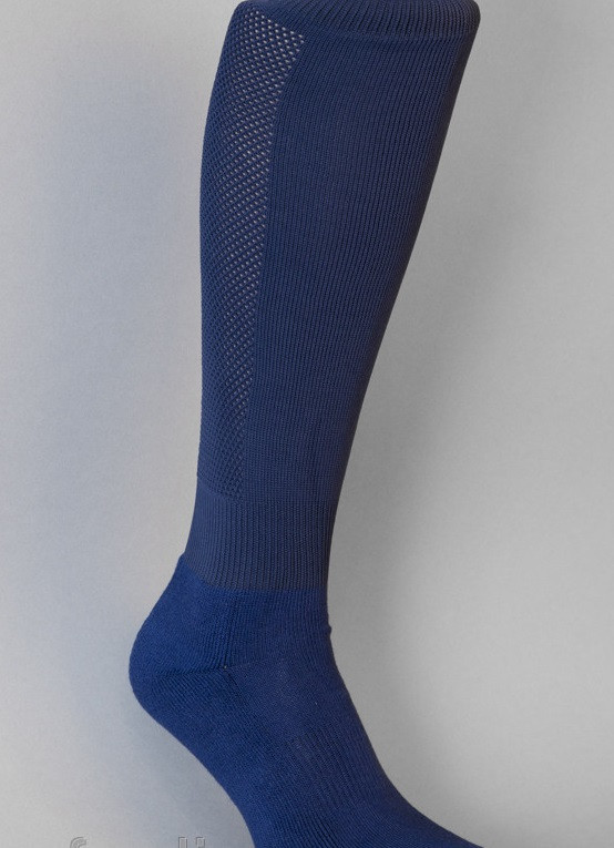 Гетры футбольные однотонные ( плотные, усиленная пятка и носок) Цвет - темно-синий - фото 1 - id-p5020356