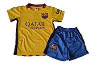 Футбольная форма ФК "Барселона" гостевая МЕССИ детская XL (158-162см)