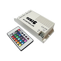 RGB music контроллер 5A IR 60W 12V (24 кнопки)