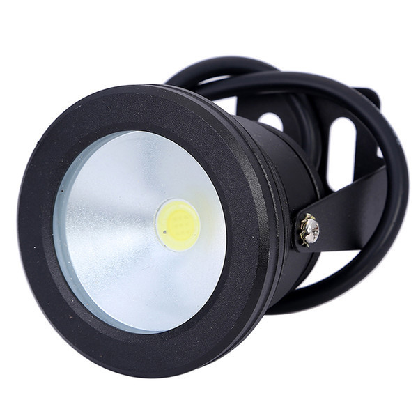 Светодиодный LED прожектор 10Вт IP67 12В герметичный черный - фото 1 - id-p5074689