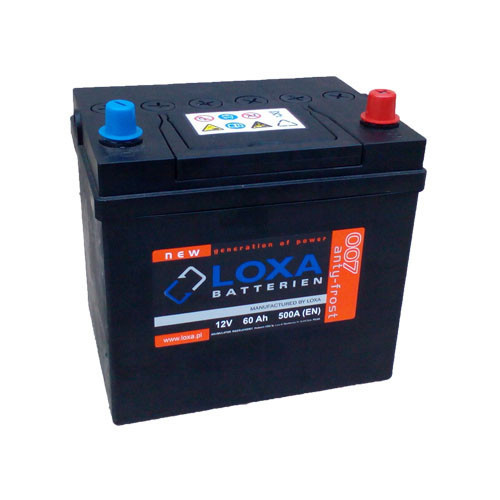 Аккумулятор Loxa 60Ah EN 500A Asia R+(0) 230х175х225 - фото 1 - id-p5078114