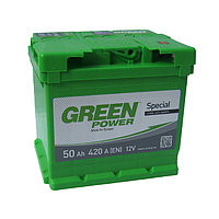Аккумулятор Green Power 6СТ-50Ач/420А(EN) (-/+)