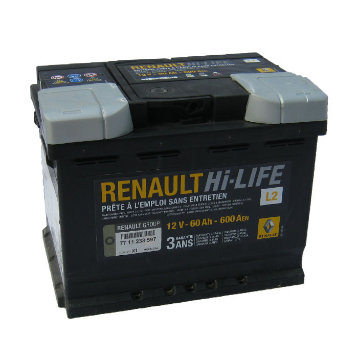 Аккумулятор Renault Hi-Life L2 60Ah 600Aen (-/+) - фото 1 - id-p5078154