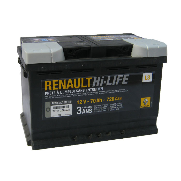Аккумулятор Renault Hi-Life L3 70Ah 720Aen (-/+) - фото 1 - id-p5078155