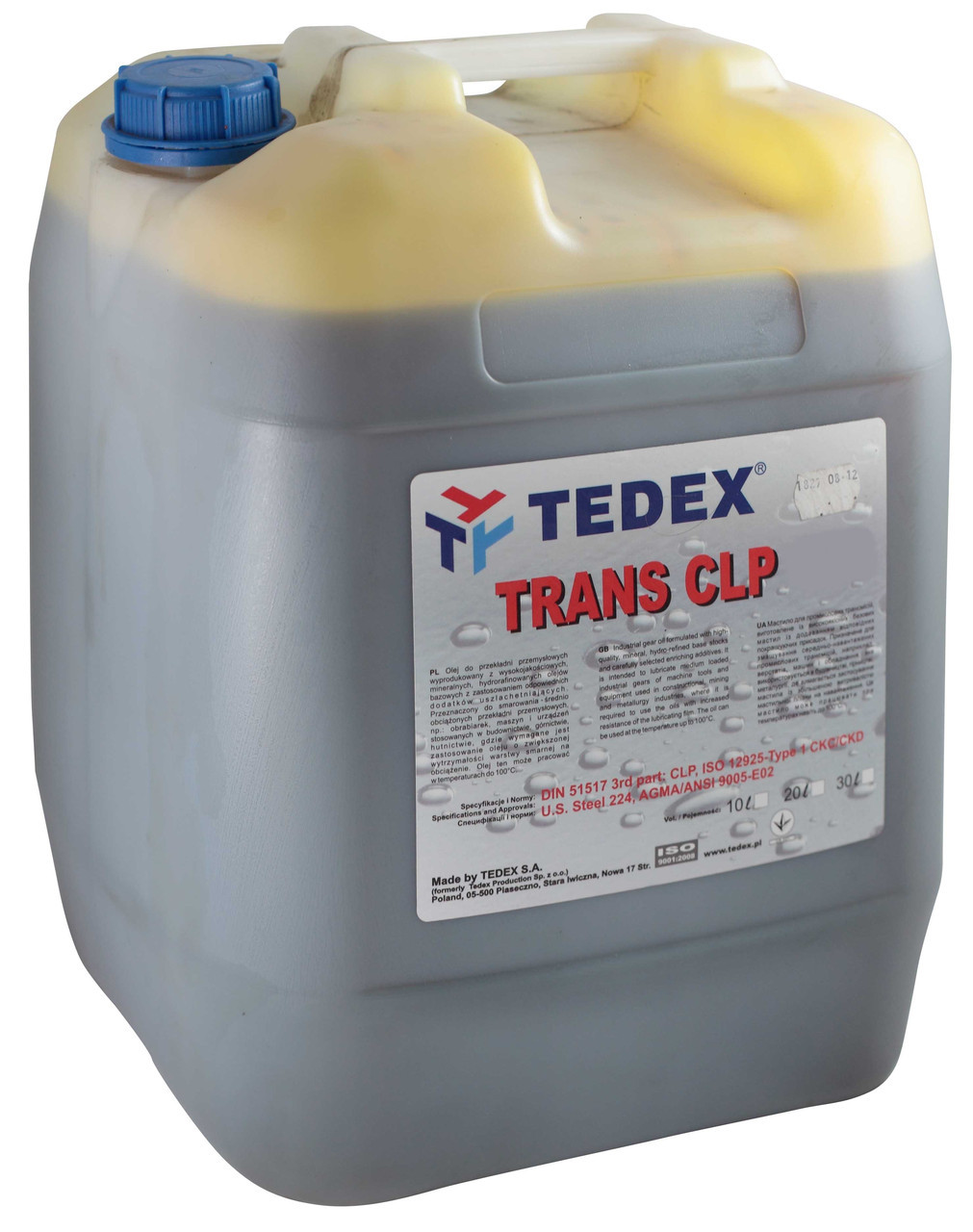 Трансмисионное промышленное масло Tedex Trans CLP-68, 100 (60 л.) - фото 1 - id-p5078346