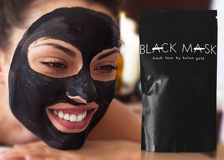 Черная маска в пакете - пленка от прыщей и черных точек Black Mask