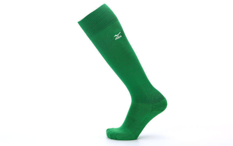 Гетры футбольные мужские MIZUNO ( плотные, усиленная пятка и носок) Цвет - зеленый - фото 1 - id-p5094676
