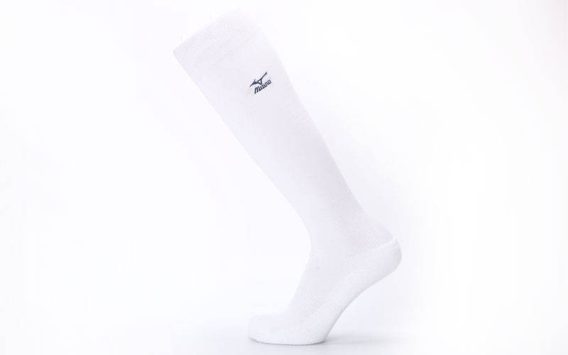 Гетры футбольные мужские MIZUNO ( плотные, усиленная пятка и носок) Цвет - белые - фото 1 - id-p5094679