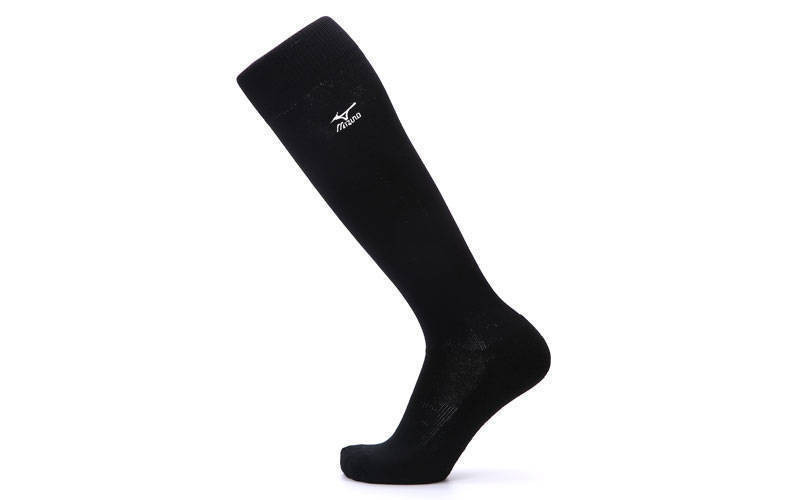 Гетры футбольные мужские MIZUNO ( плотные, усиленная пятка и носок) Цвет - черный - фото 1 - id-p5094682