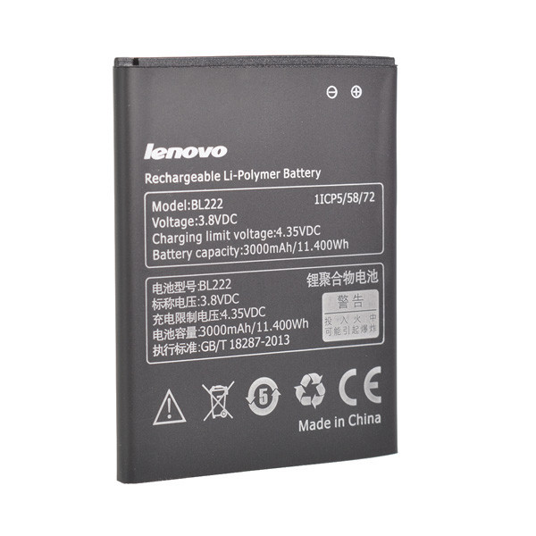 Аккумулятор, батарея Lenovo S660 BL222 3000Ah АКБ - фото 1 - id-p5096139