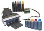 CISS for Epson 9 touch points (4 color) printer