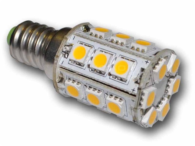 Светодиодная лампа LED-E14 24 SLT5050 4.8W 220V TOWER-4,8 Вт, 310-360 Lm. - фото 1 - id-p29116