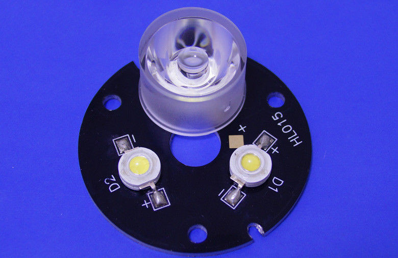 Линза для светодиода LED Lens 1-3W 25° с держателем 20mm - фото 1 - id-p5205770