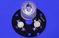 Линза для светодиода LED Lens 1-3W 20° с держателем 20mm