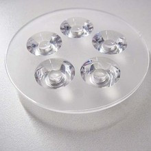 LED линза для 5-и светодиодов 1-3W 30° 69mm - фото 1 - id-p5206236