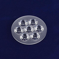 LED линза для 7-и светодиодов 1-3W 30° 69mm