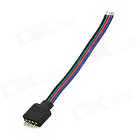 Dilux - Соединительный кабель с коннектор для светодиодной ленты RGB SMD 5050 RGB 4pin (1 jack) Father
