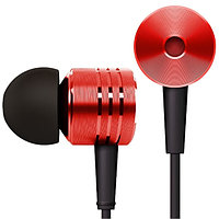 Наушники гарнитура Xiaomi earphones Piston v2 Силикон, Проводные, Красный
