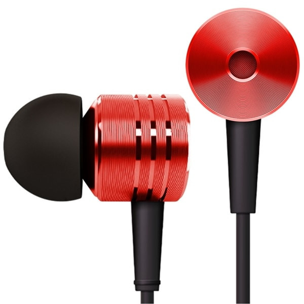 Наушники гарнитура Xiaomi earphones Piston v2 Силикон, Проводные, Красный - фото 1 - id-p4773677
