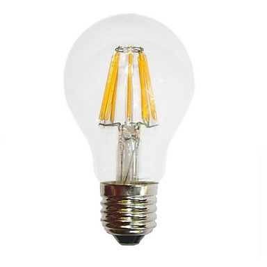 Светодиодная LED-filament лампа 6W E27 / A60 Dilux, Китай, Желтый, Белый - фото 1 - id-p4774805