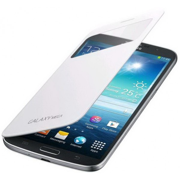Dilux - Чехол - книжка Samsung Galaxy Mega 6.3 i9200 S View Cover Белый - фото 1 - id-p4774603