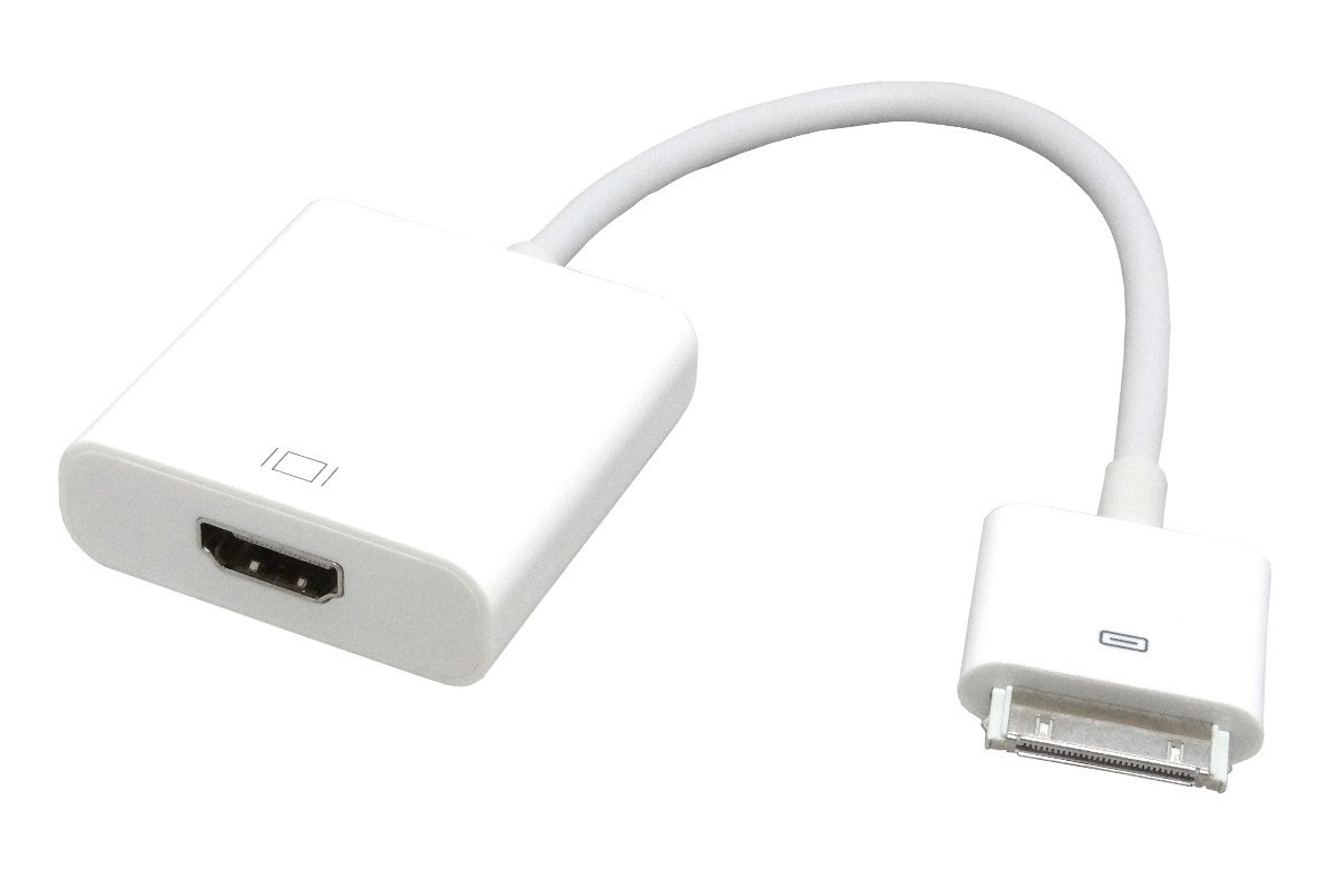 30-pin HDMI AV-адаптер для iPad 2 / 3, iPhone 4 / 4s, iPod 4 - фото 1 - id-p4775143