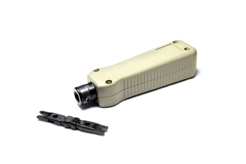 Сенсорный монтажный инструмент LPT-91 для заделки проводов в плинты, патч-панели и розетки. - фото 1 - id-p4775232