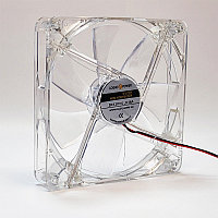 Вентилятор корпусной LogicPower F14С, 4pin (Molex питание), светодиодная подсветка 4 цвета