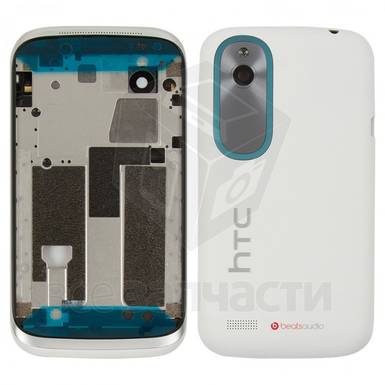 Корпус для HTC Desire X T328e НТС, Китай, Белый - фото 1 - id-p4774251