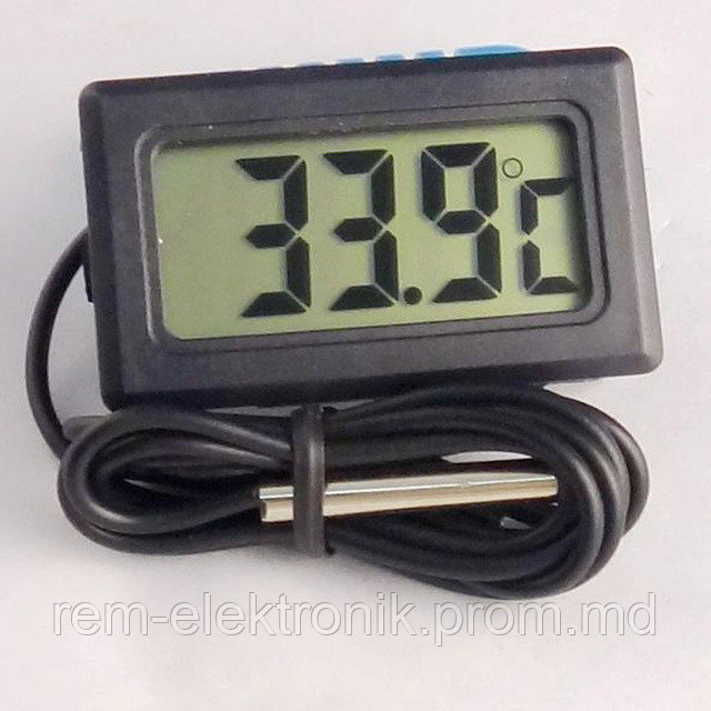 Измеритель температуры цифровой, ТРМ-10, корпус черный. - фото 1 - id-p10135