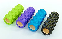 Роллер массажный (Grid Roller) для йоги,пилатеса L - 31см, d - 10 см