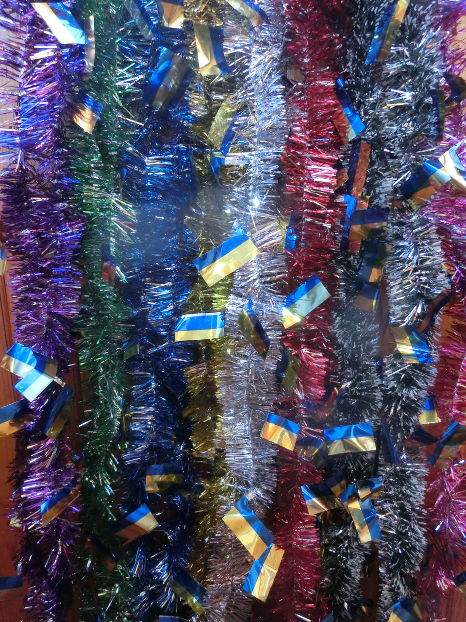 Новогодние украшение мишура дождик 5см*190см Украина - фото 1 - id-p5225259