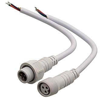 Dilux - Комплект соединительный кабель WP Cable 3pin Mother + Father , Папа + Мама - фото 1 - id-p5228871