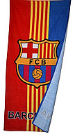 Пляжное полотенце ФК " Барселона " с логотипом любимого футбольного клуба