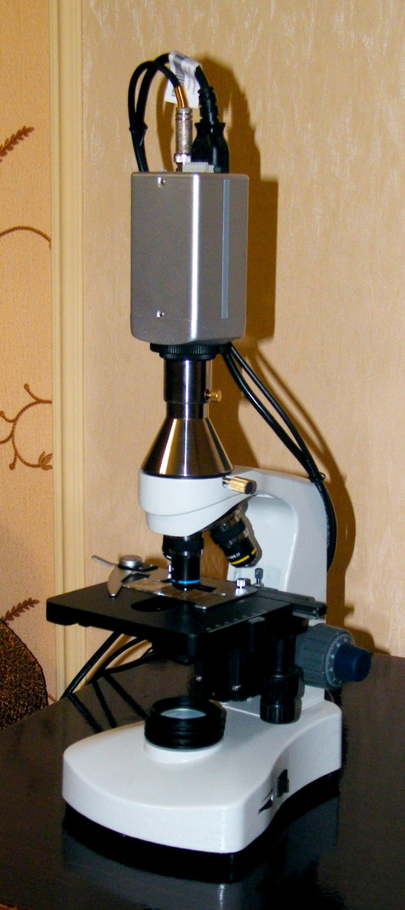Профессиональный цифровой темнопольный микроскоп для гемосканирования микроскопия нативной крови - фото 1 - id-p5269662
