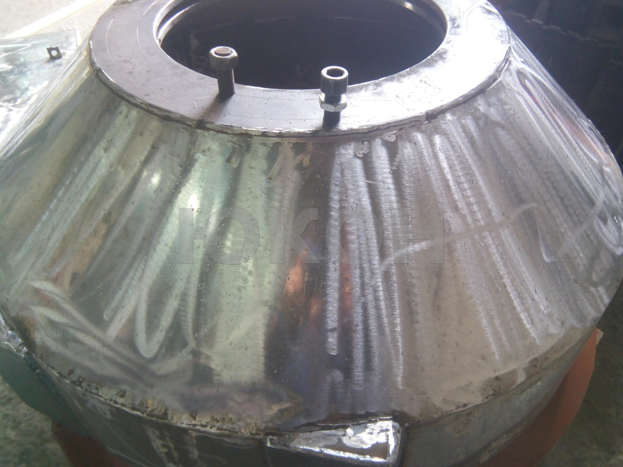 Передняя крышка гранулятора из НЕРЖАВЕЙКИ для ОГМ-1,5 - фото 1 - id-p5270439