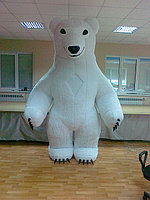 НАДУВНОЙ КОСТЮМ (пневмокостюм, пневморобот) Белый Медведь