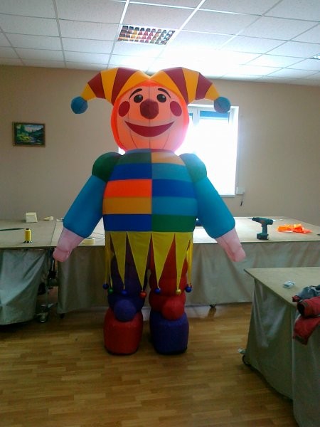 Пневморобот Клоун (надувной костюм, пневмокостюм) - фото 1 - id-p701005