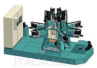TRANSFER 150 CNC 8 station's transfer machine, available with a layout up to 20 unit